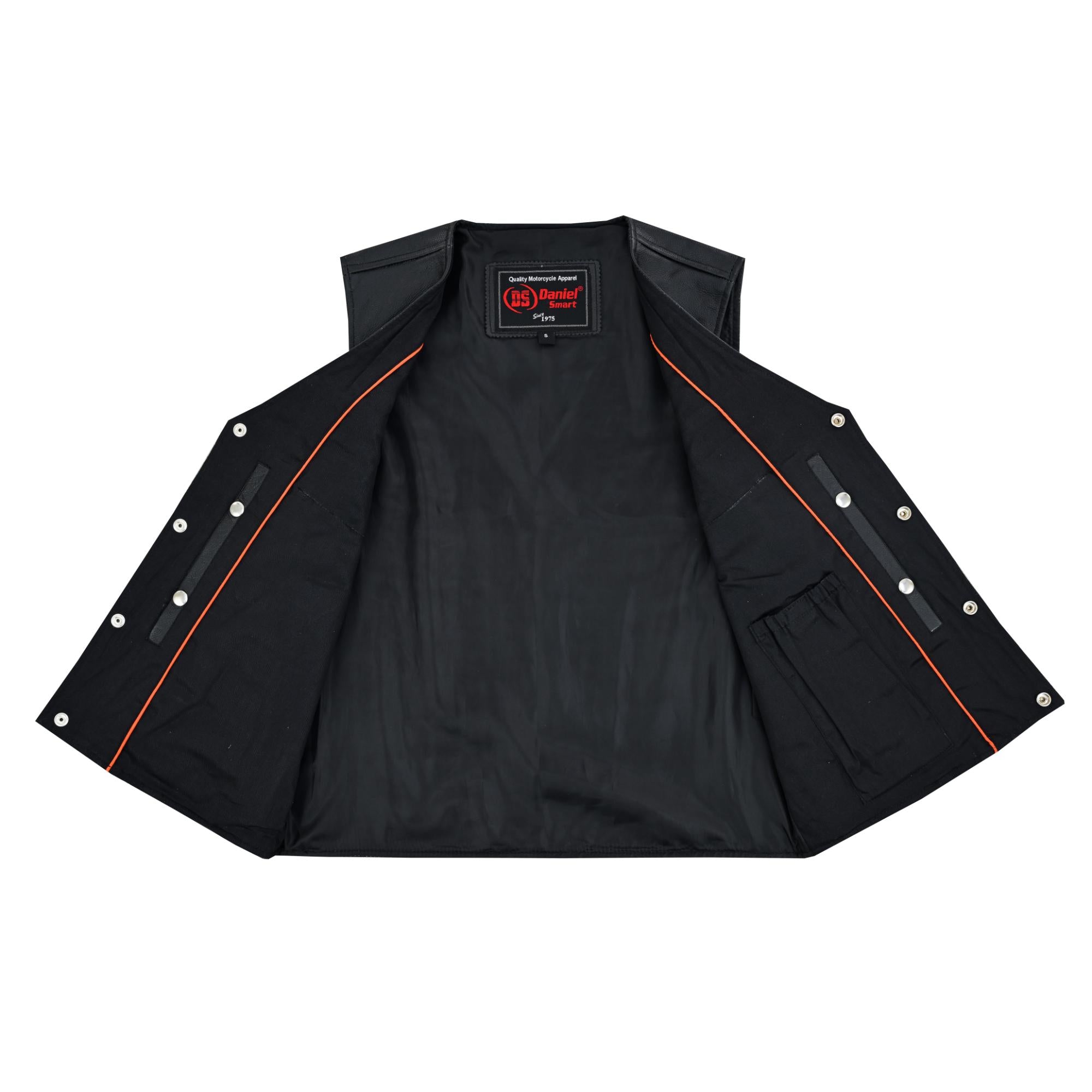 DS125 Men's Single Back Panel Concealed Carry Vest (Buffalo Nickel He - Image 8