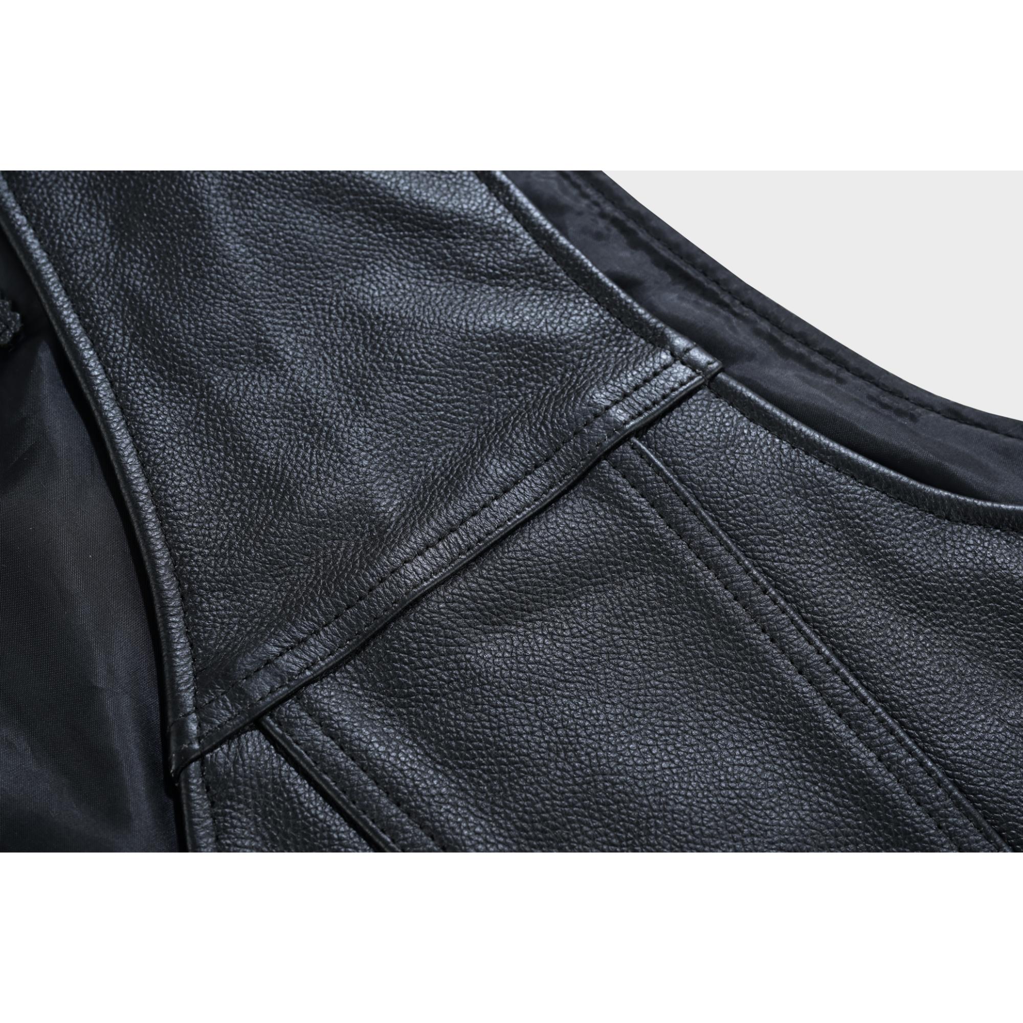 DS125 Men's Single Back Panel Concealed Carry Vest (Buffalo Nickel He - Image 11