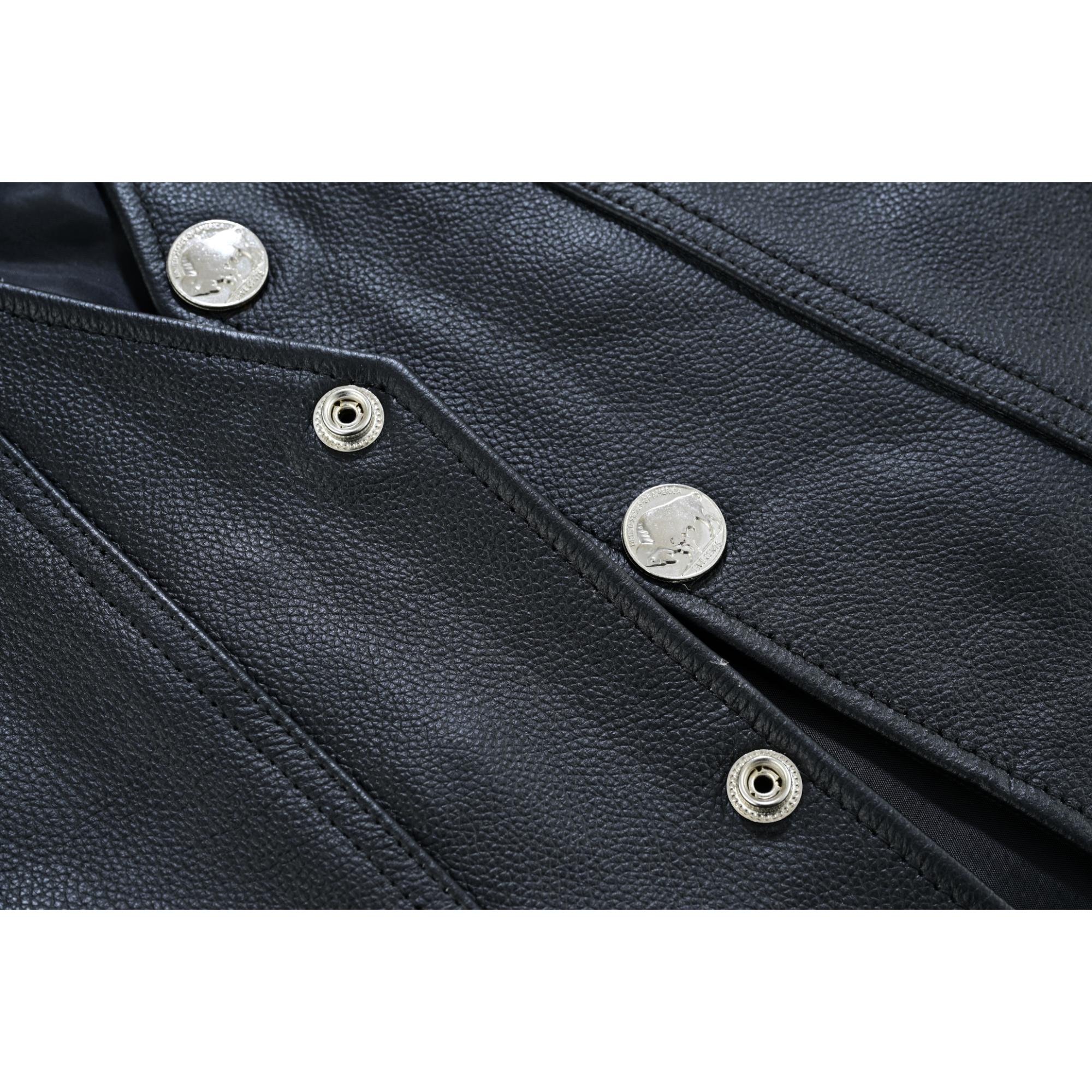 DS125 Men's Single Back Panel Concealed Carry Vest (Buffalo Nickel He - Image 10