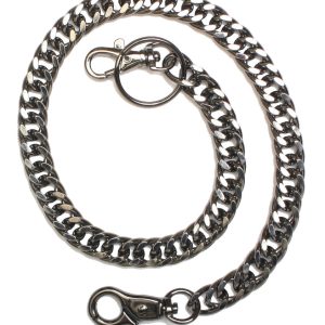 J2002 20-Inch Gun Metal Wallet Chain