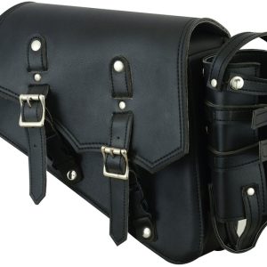 DS5011R Right Side Synthetic Leather Swing Arm Bag w/Bottle Holder