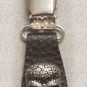 J122-11 Boot Clips Skull