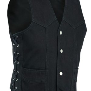 DM9726 Kid's Denim Side Lace Vest