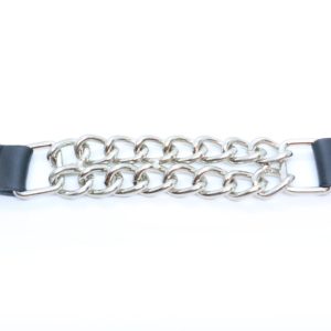 VE142D Vest Extender - Iron Cross with Silver Glitter