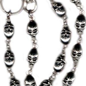 WC7016 31" Wallet Chain Large Skulls