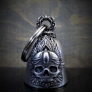 BB-65 Mandala Skull Rose Bell