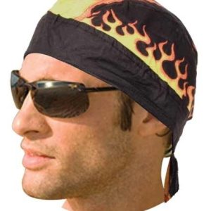 HW2684 Headwrap Flames