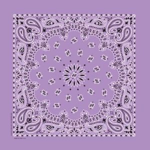 NT4405 Bandana Paisley Lavender
