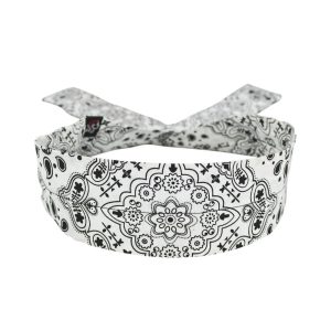 D102 Cooldanna® White Paisley