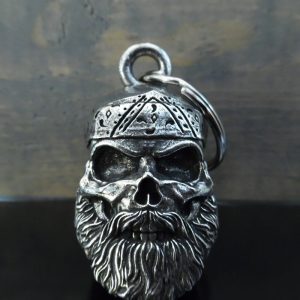 BB-96 Old School Biker Skull Bell