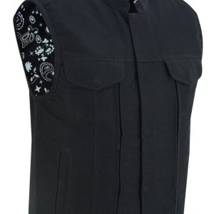 DS909 Men's Modern Utility Style Canvas Vest