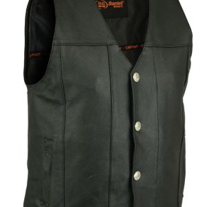 DS141 Men's Single Back Panel Concealed Carry Vest (Buffalo Nickel Sn