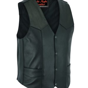 DS104 Men's Plain Side Economy Vest