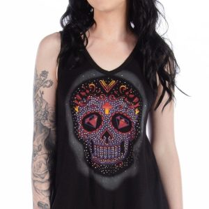7551 Calavera Lace Back