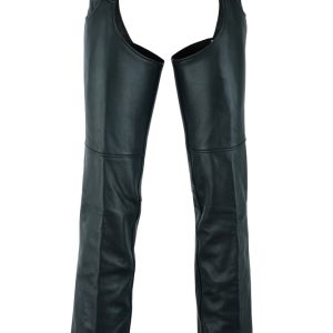 DS447TALL Tall Classic Leather Chaps with Jeans Pockets