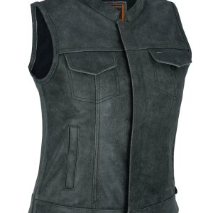 DS229  Women's Premium Single Back Panel Concealment Vest - GRAY