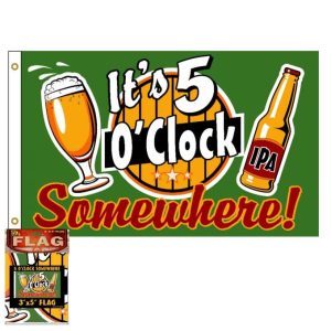Sf5ocl 5 O'Clock Somewhere 3x5 Flag