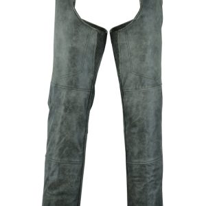 DS413 Unisex Double Deep Pocket Thermal Lined Chaps - GRAY