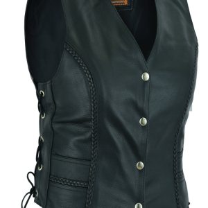 DS222 Women's Braided Vest
