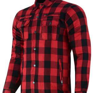 DS4671 Armored Flannel Shirt - Red