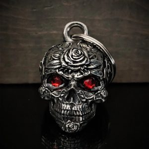 BB-132 Rose Skull Diamond Bell