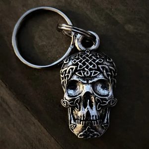 BBK-02 Celtic Skull Keychain