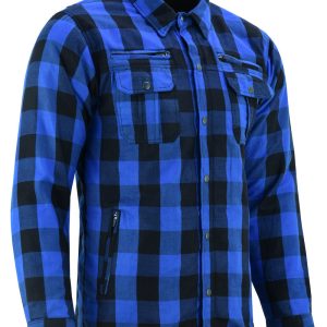 DS4674 Armored Flannel Shirt - Blue