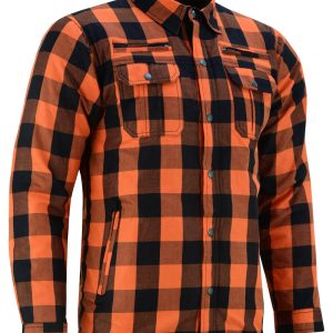 DS4675 Armored Flannel Shirt - Orange