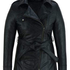 Elan Women's Leather Jacket Black