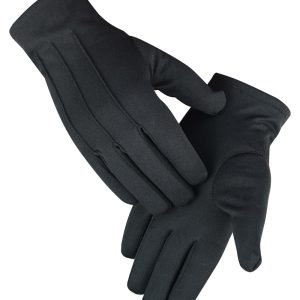 Daniel Smart's Black Formal Tuxedo and Police Gloves are the essence