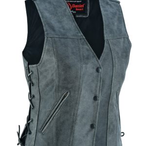 DS205V Women's Gray Single Back Panel Concealed Carry Vest
