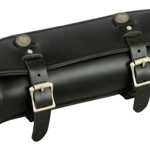 DS4001 Premium Large Leather Round Tool Bag