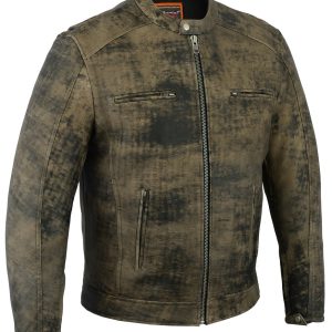 DS736 Men's Antique Brown Cruiser Jacket