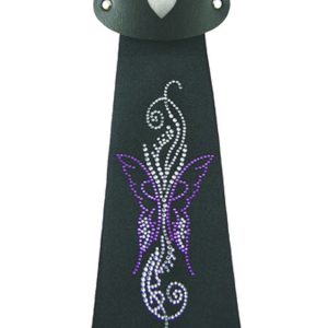 J759IJ2 Purple Butterfly Hairtube