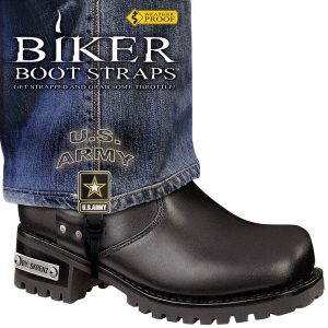BBS/UA6 Weather Proof- Boot Straps- US Army- 6 Inch