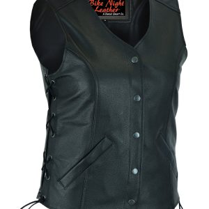 DS206 Women's Stylish Longer Body 3/4 Vest - Side Laces