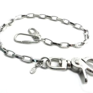 NC130-18 Modern Chrome Wallet Chain 16"