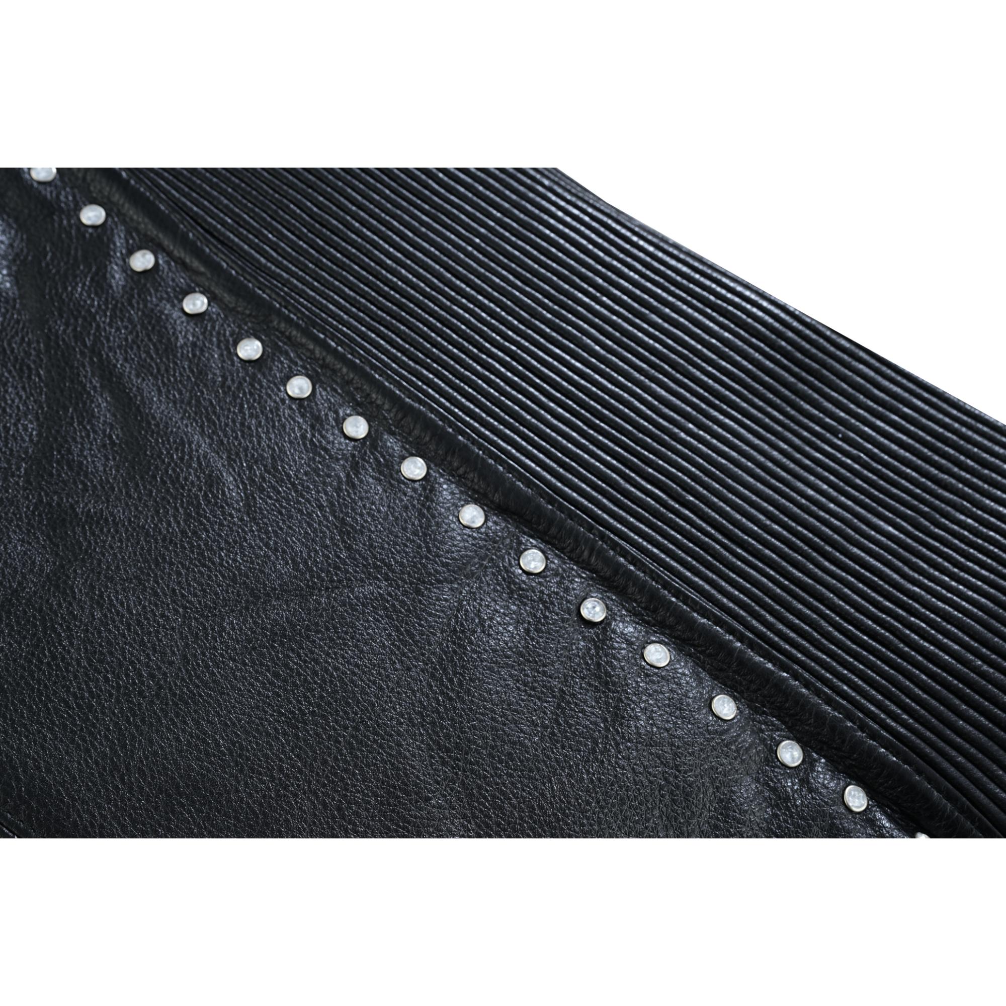 Biker Babe Women’s Studded Leather Motorcycle Vest - Image 12