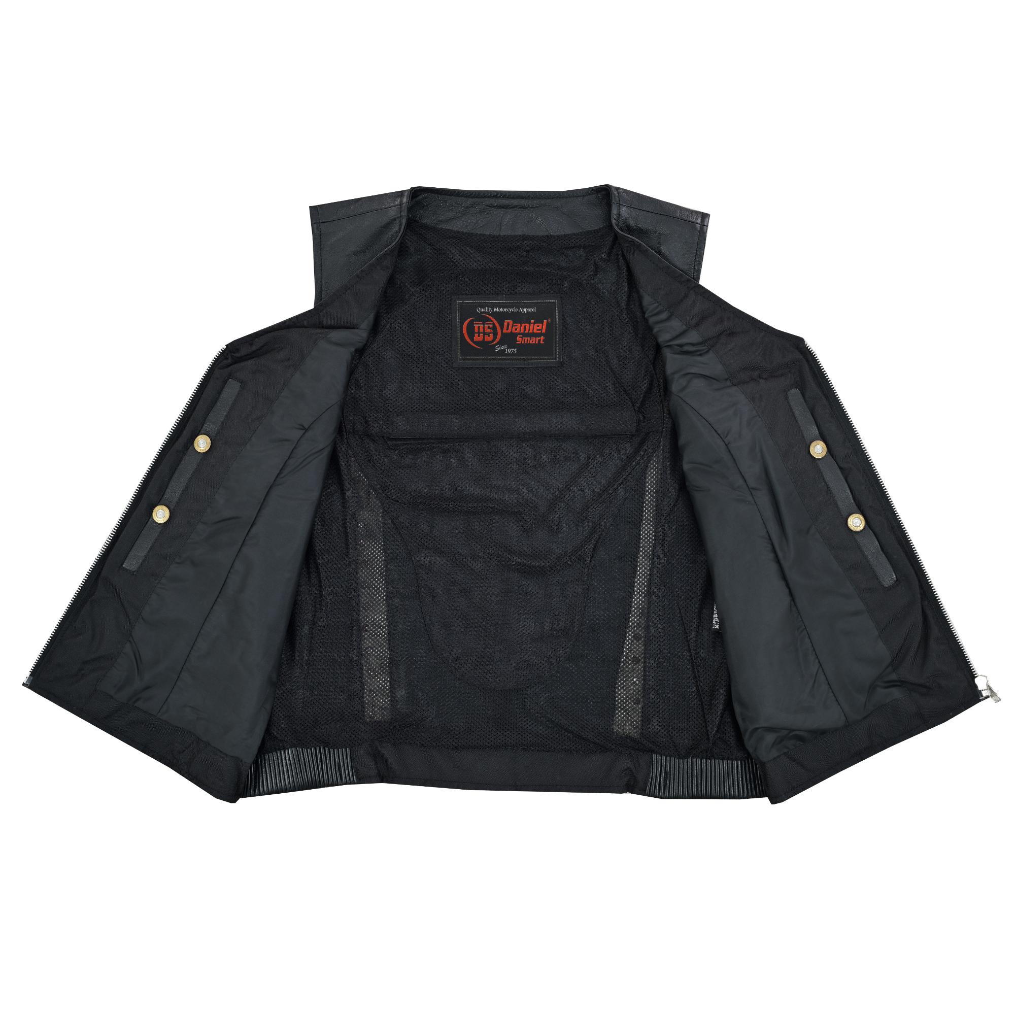 Biker Babe Women’s Studded Leather Motorcycle Vest - Image 8