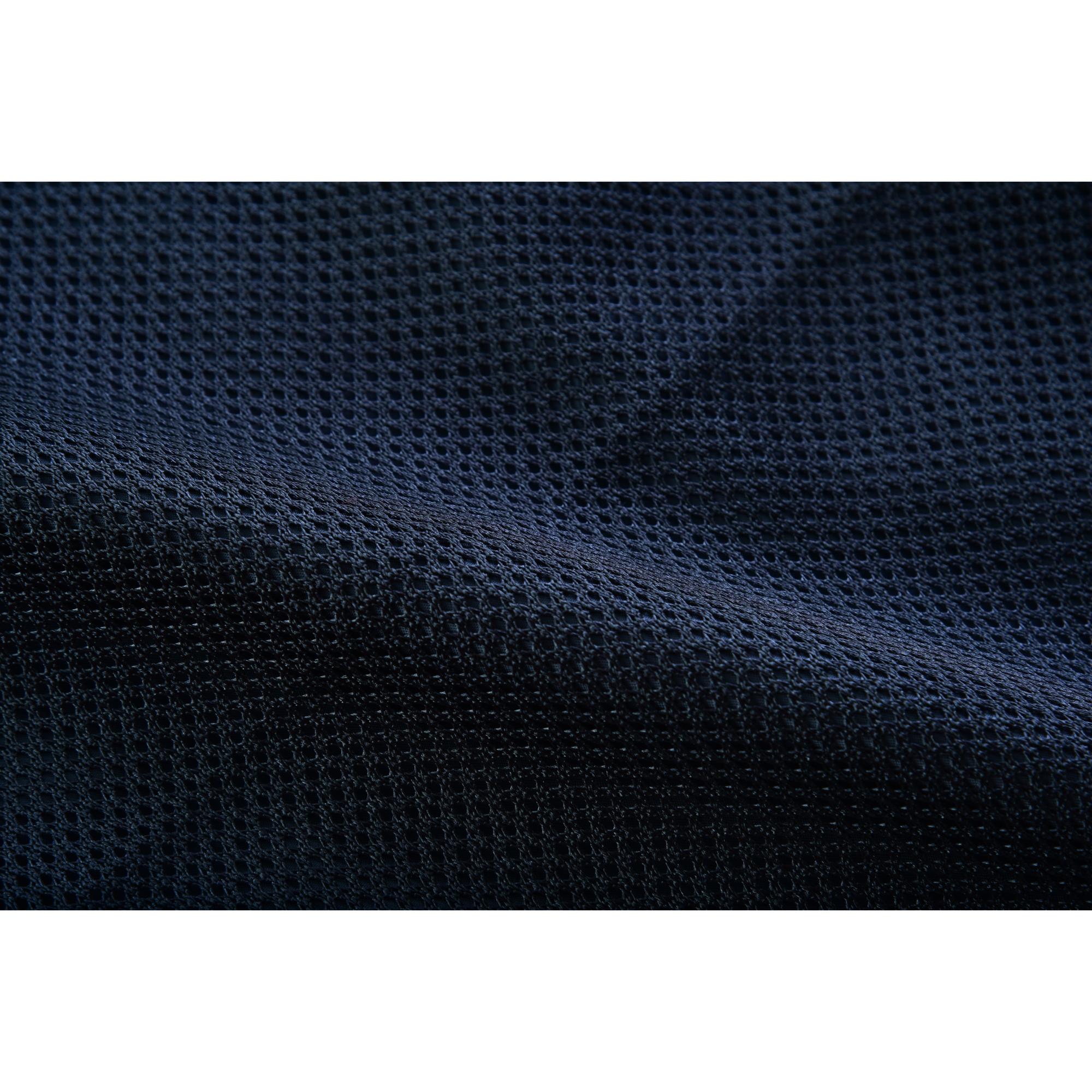 Night Tiger Men’s Black Mesh Textile Vest with Orange Diamond Stitch - Image 13