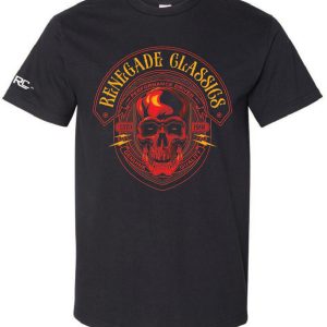 RC8010 RENEGADE CLASSICS RED SKULL TSHIRT